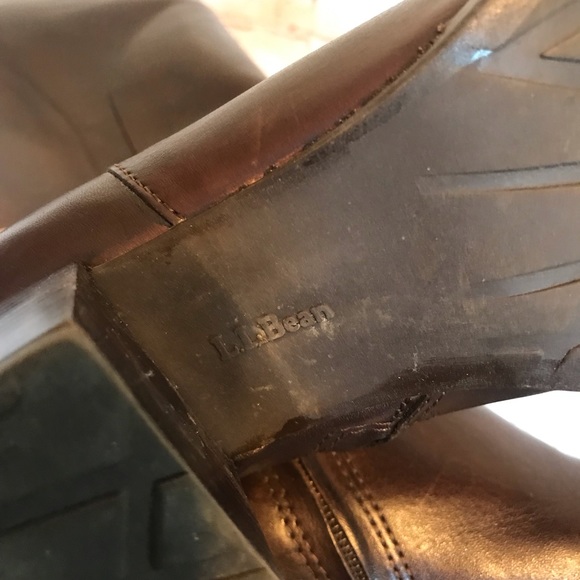 L. L. Bean brown leather boots size 8 made in Brazil - Picture 8 of 8